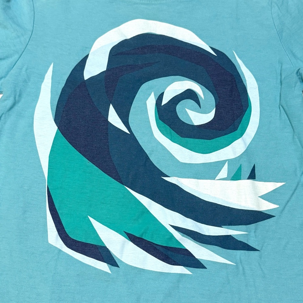 Tea Collection wave Graphic Tee size 7 - Picture 2 of 4